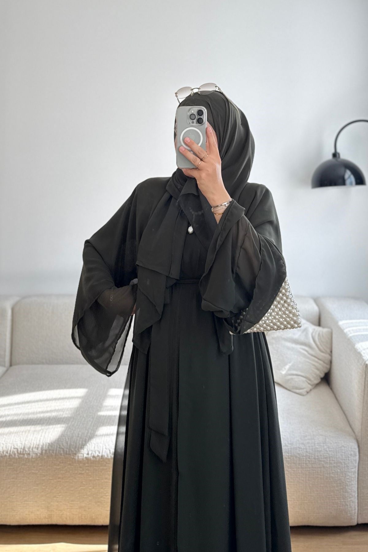 HAKİ ŞİFON ABAYA