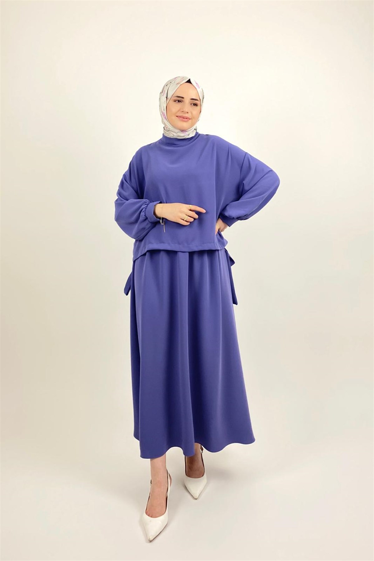 LİLA ETEKLİ TAKIM
