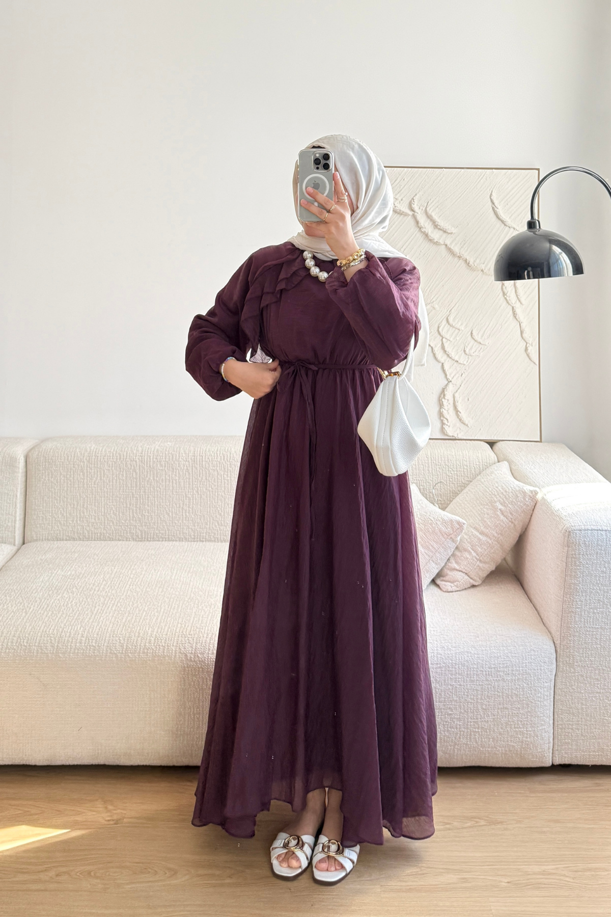 MÜRDÜM MATMAZEL ŞİFON ELBİSE