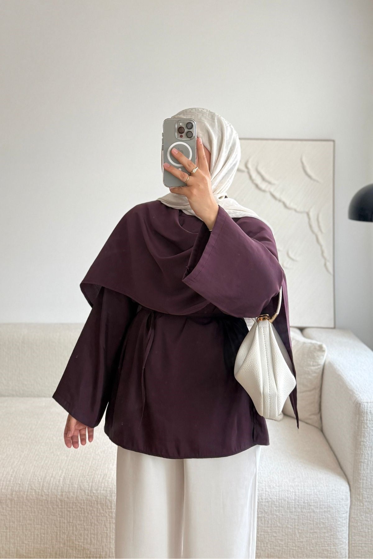 MÜRDÜM SEYYAR ŞAL DETAYLI BLUZ