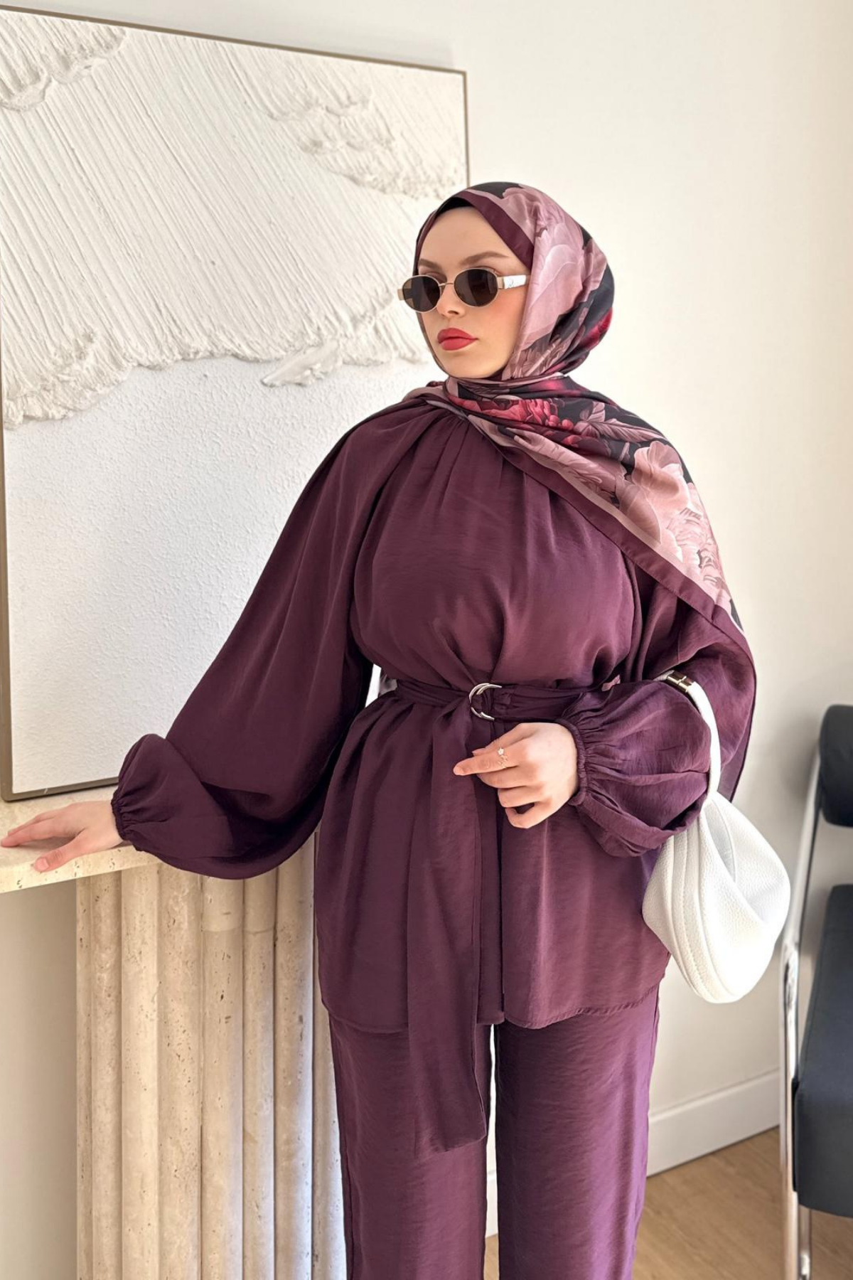 MÜRDÜM SHERUP BALON KOL OVERSİZE TAKIM