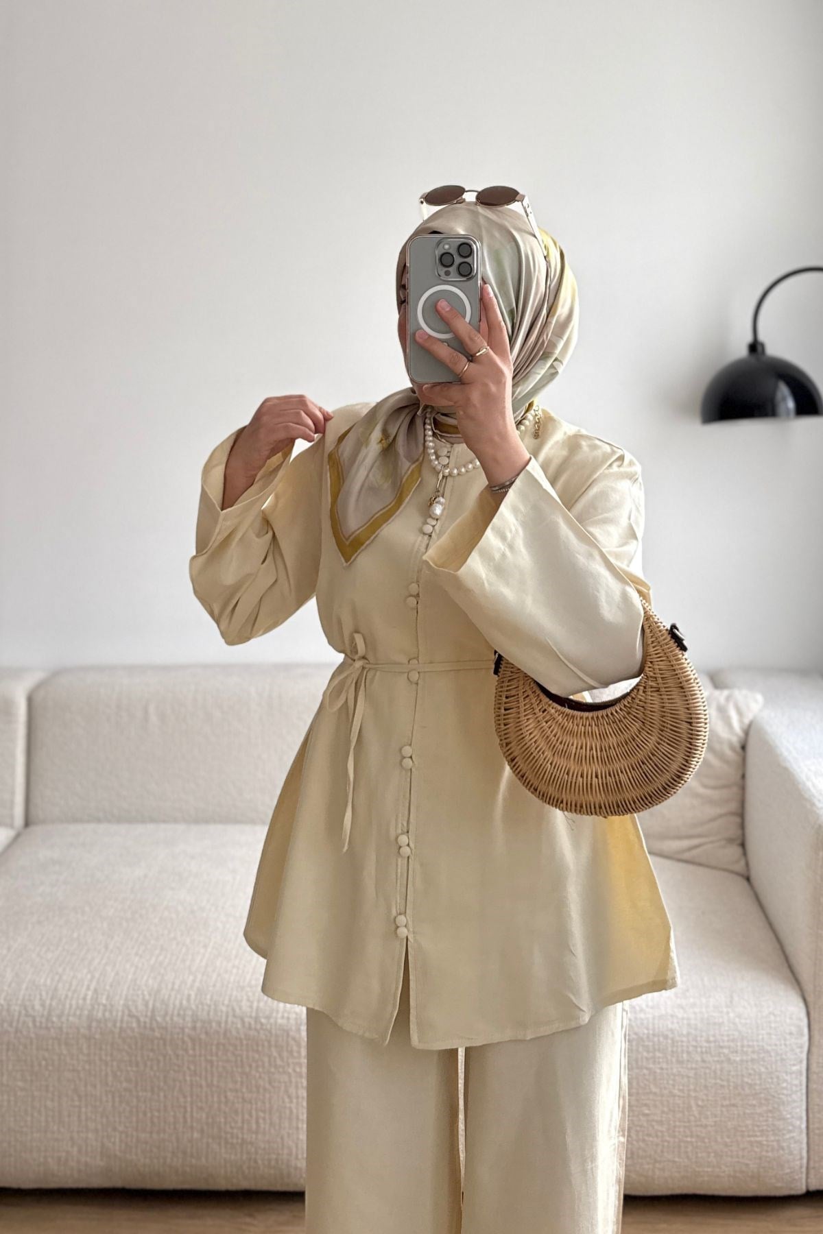SARI SELİN ÇİFT BRİTLİ TAKIM