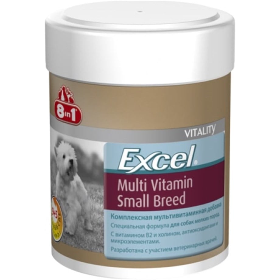 8in1 Excel Yetişkin Küçük Irk Köpek Multivitamin Tableti 70 Tablet
