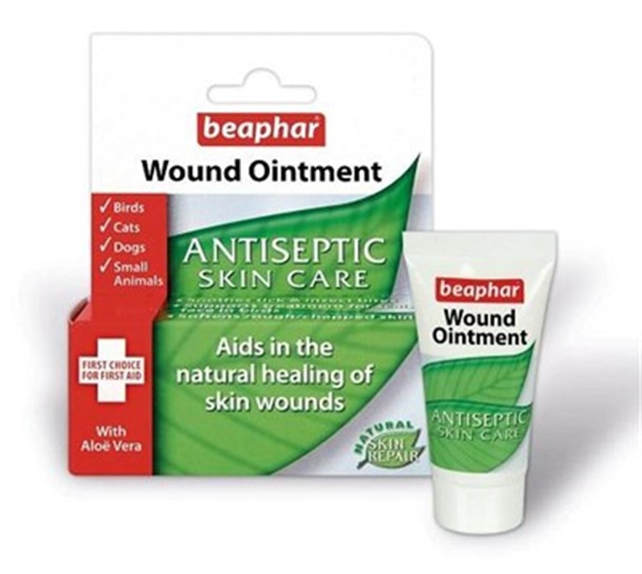 Beaphar Aloe Veralı Antiseptik Kedi, Köpek ve Kuşlar için Deri Merhemi 30ml