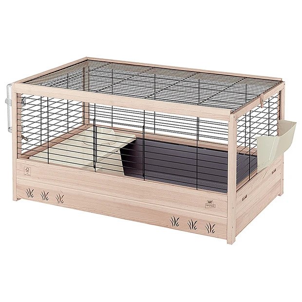 Ferplast Arena 100 Ahşap Tavşan Kafesi 100x62,5x51cm