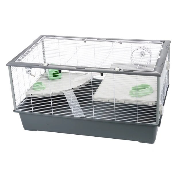 Ferplast Criceti 100 Tavşan ve Guine Pig Kafesi Beyaz