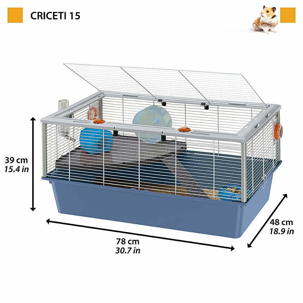Ferplast Criceti 15 Hamster Tavşan ve Guinea Pig Kafesi Beyaz