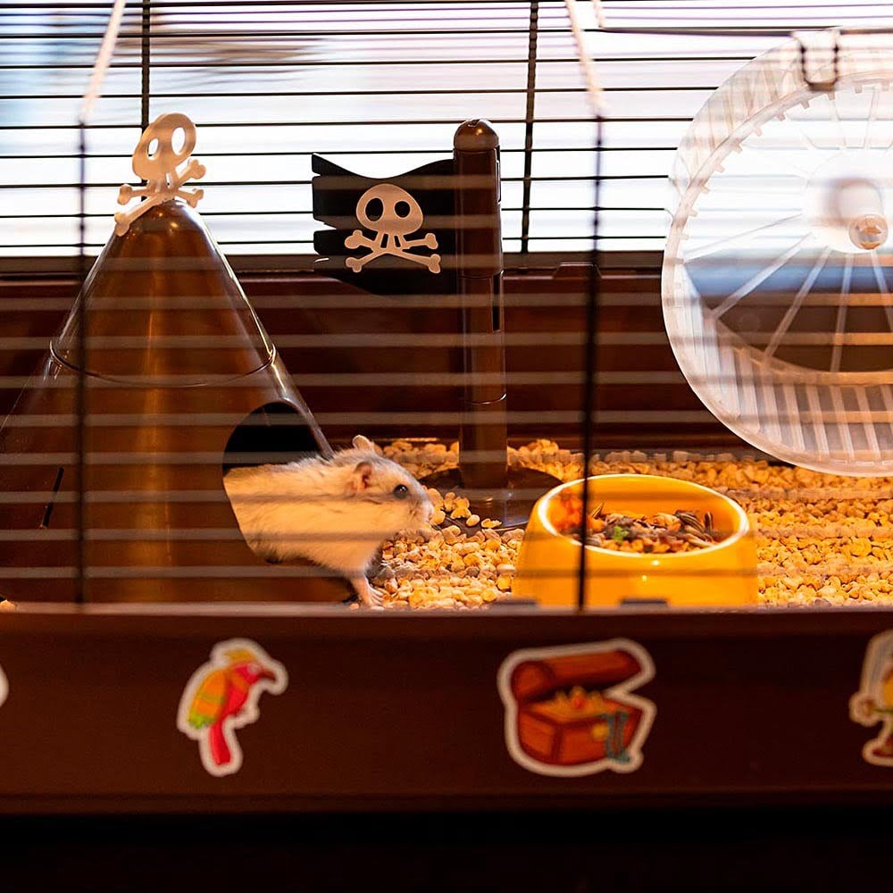 Ferplast Criceti 9 Hamster Kafesi Korsan Temalı