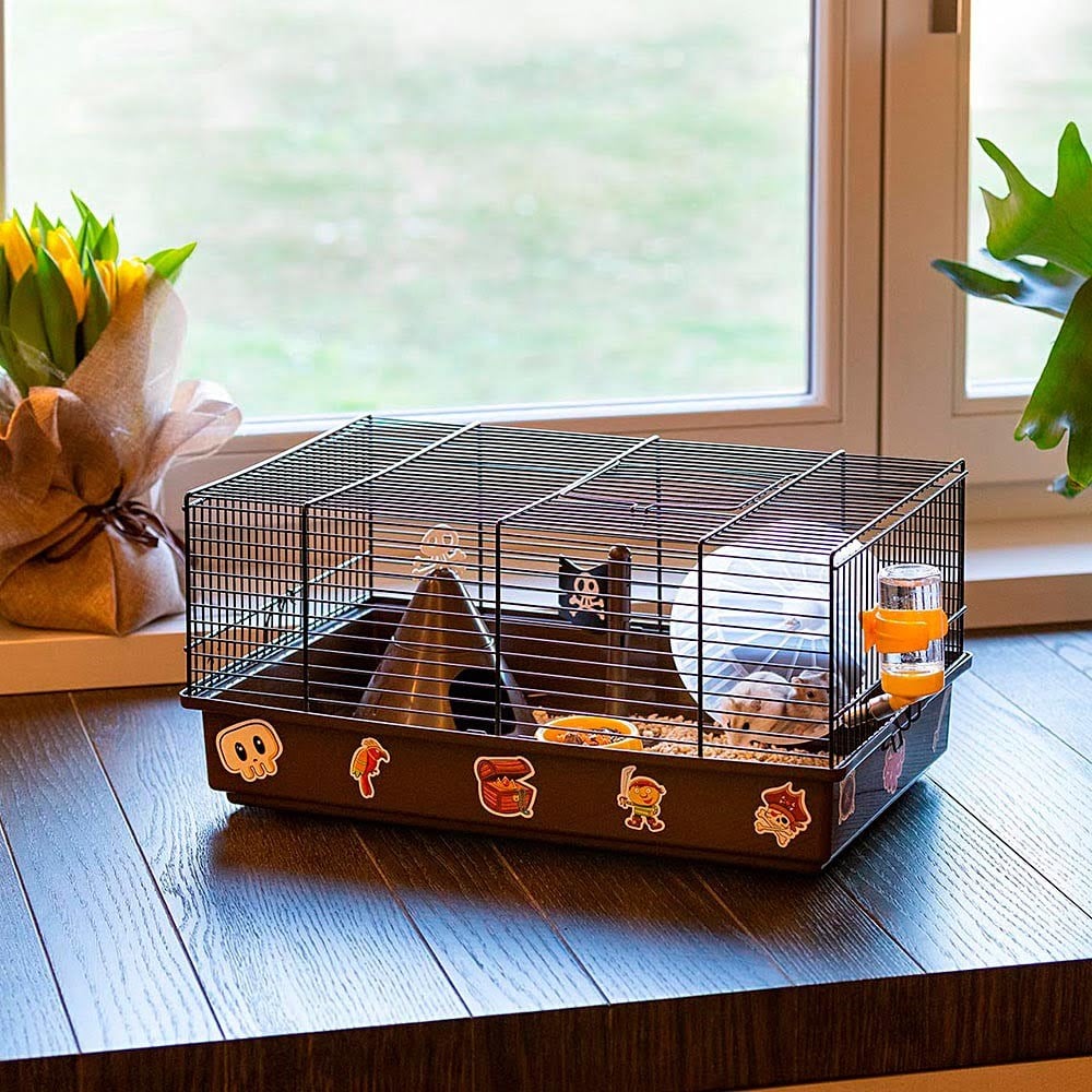 Ferplast Criceti 9 Hamster Kafesi Korsan Temalı