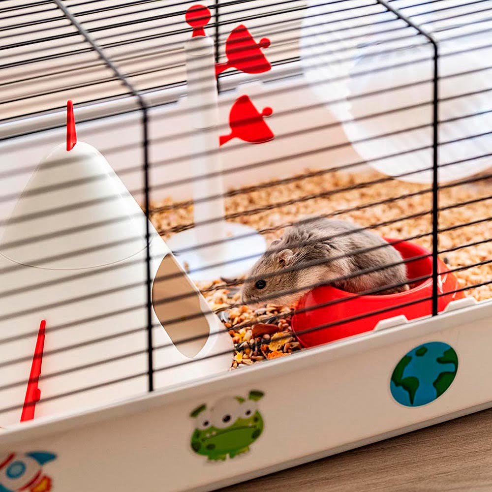 Ferplast Criceti 9 Hamster Kafesi Uzay Temalı