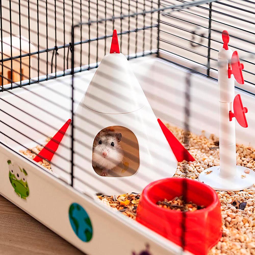 Ferplast Criceti 9 Hamster Kafesi Uzay Temalı
