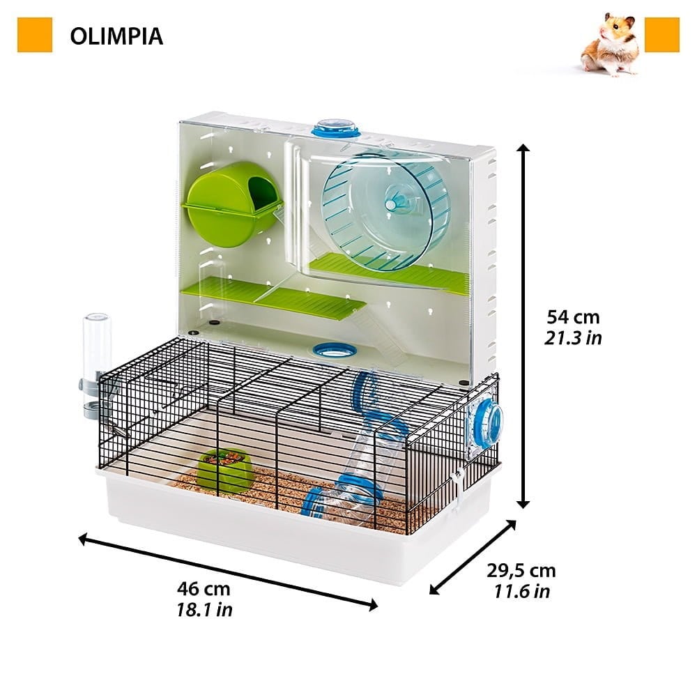 Ferplast Olimpia Hamster Kafesi 46x29x54Cm