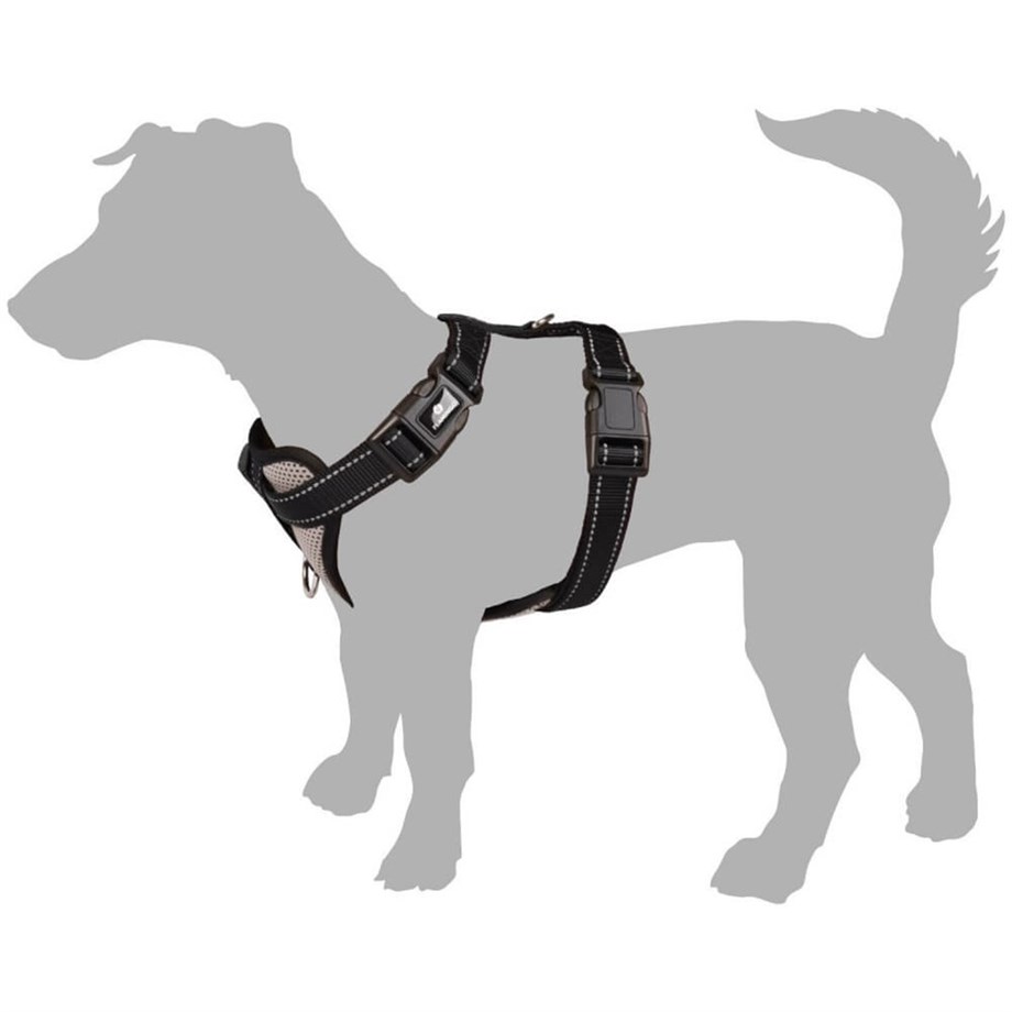 Flamingo Milou Köpek Göğüs Tasması L (50-65 cm) Kırmızı