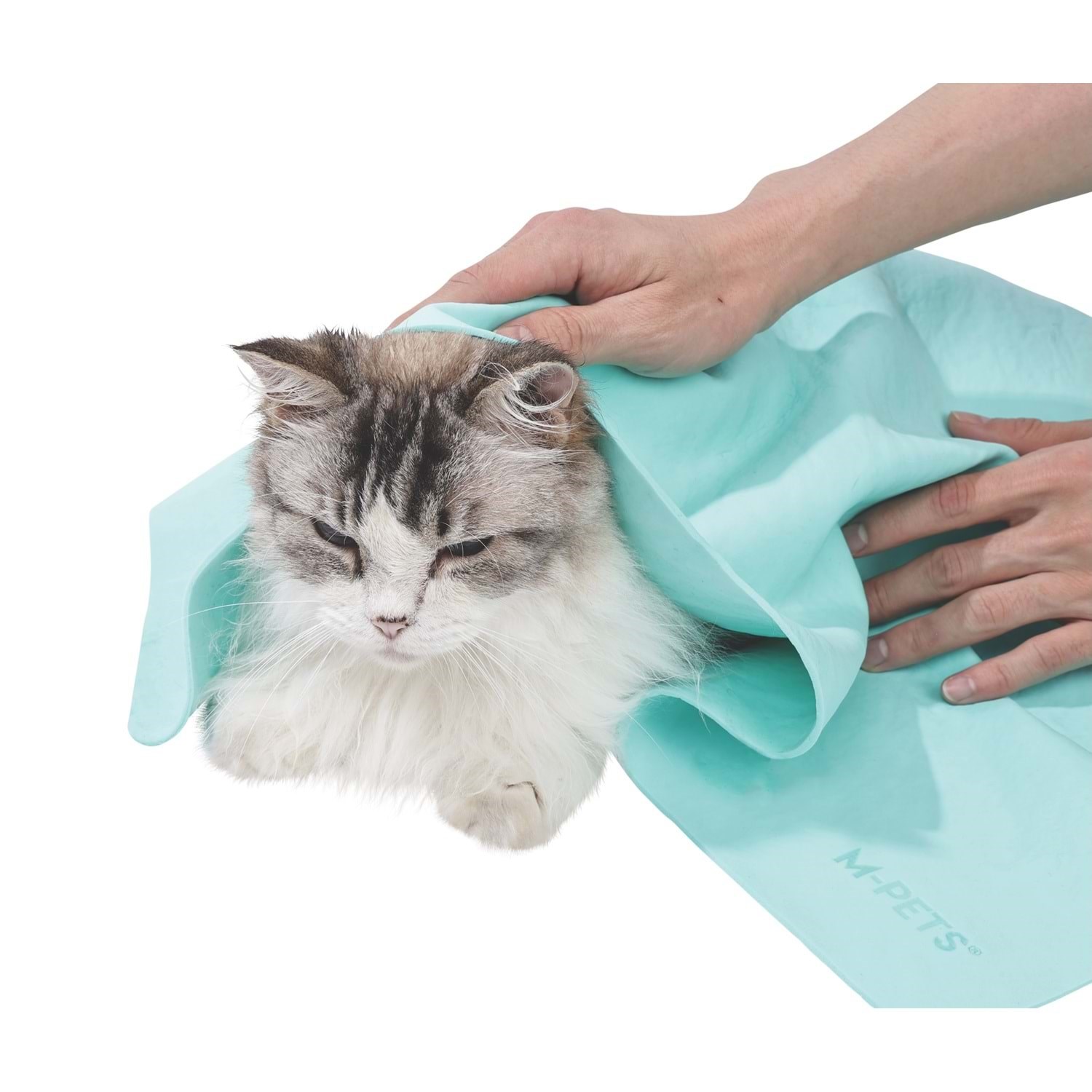 M-pets Bathtıme Kedi Ve Köpekler İçin Hızlı Kuruyan Havlu Green