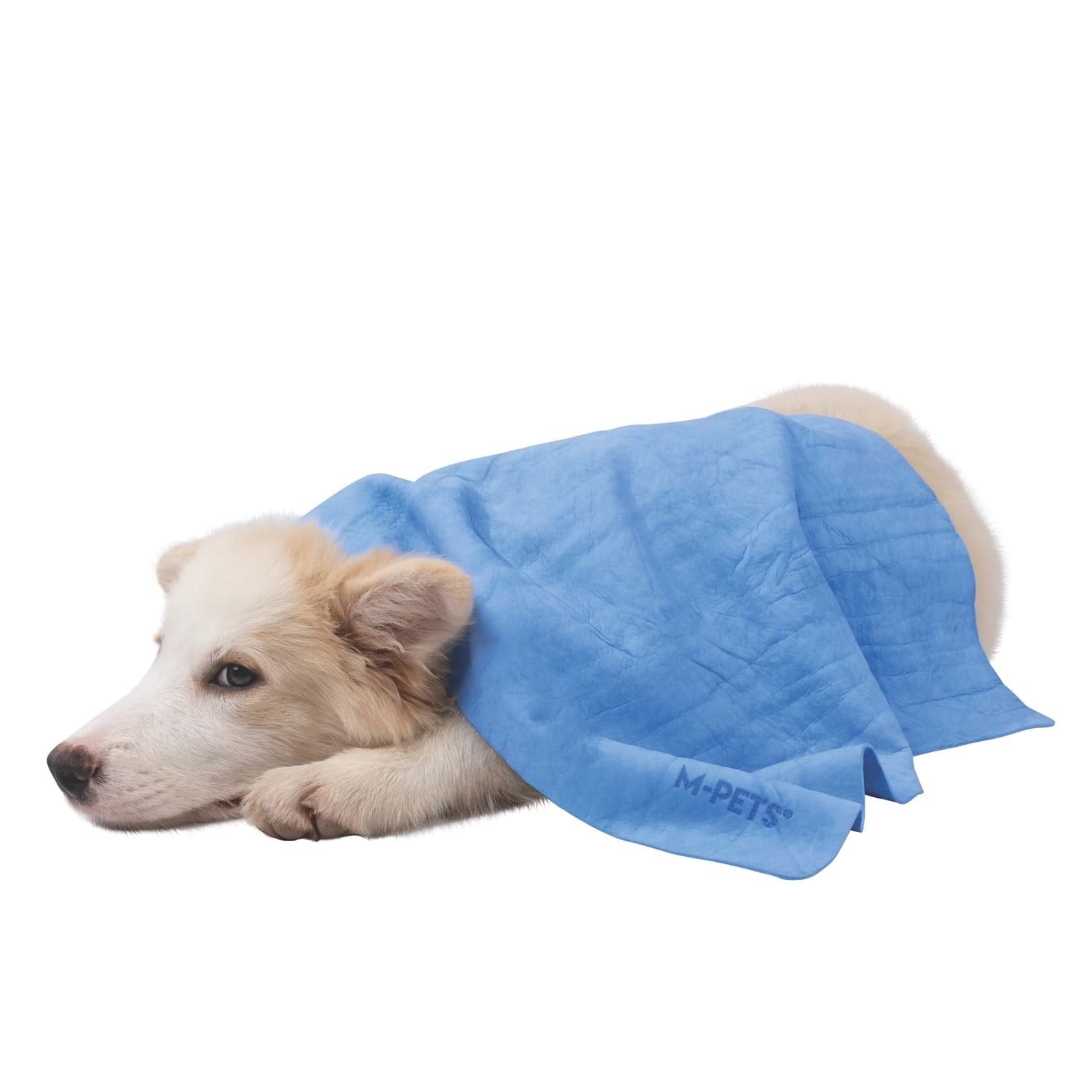M-Pets Bathtıme Kedi Ve Köpekler İçin Hızlı Kuruyan Havlu Blue