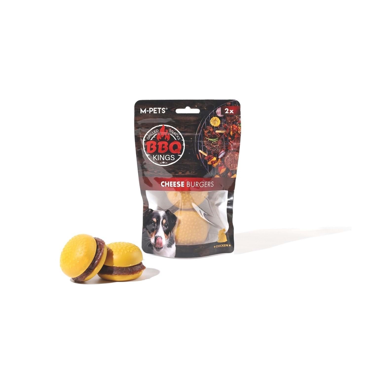M-Pets Bbq Kıngs Cheese Burgers Chıcken Ödül 130gr