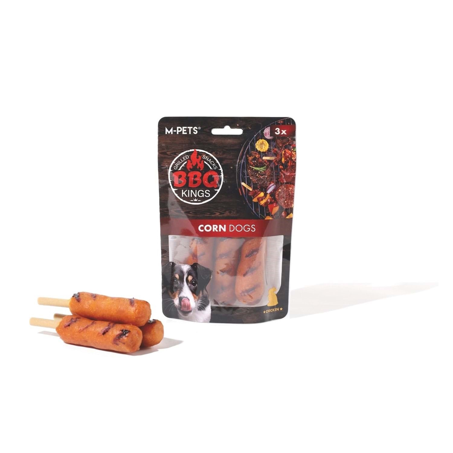 M-Pets Bbq Kıngs Corn Dogs Chıcken Ödül 90gr