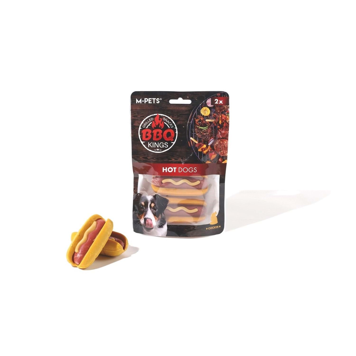 M-Pets BBQ Kings Hot Dogs Tavuklu Köpek Ödüllü 135gr