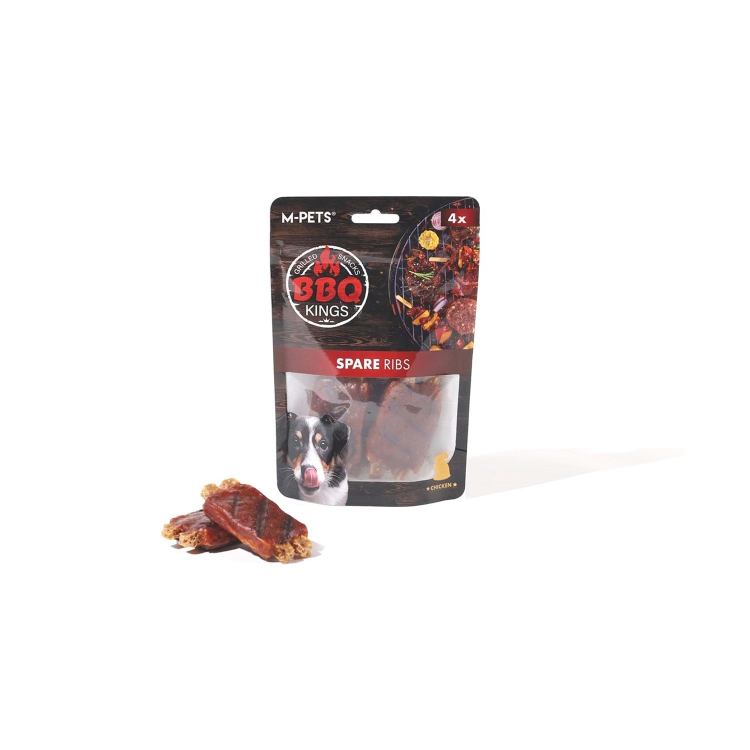 M-Pets Bbq Kıngs Spare Rıbs Chıcken Ödül 85gr