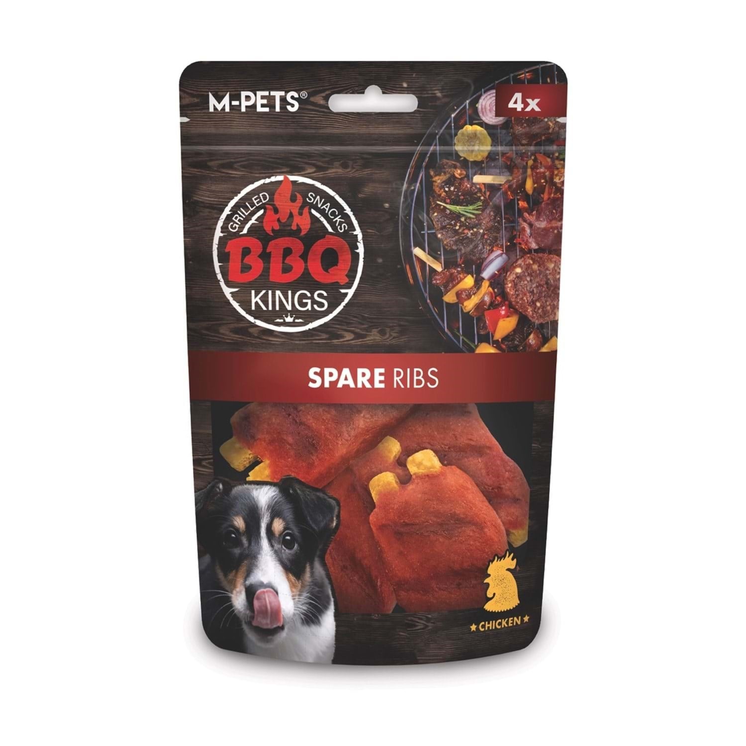 M-Pets Bbq Kıngs Spare Rıbs Chıcken Ödül 85gr