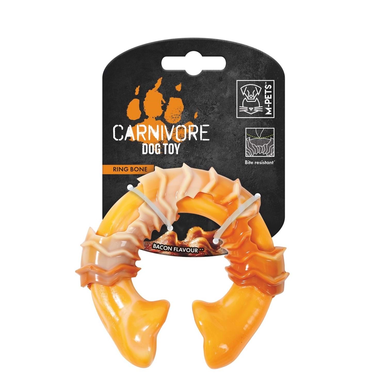 M-Pets Carnivore Dog Toy Ring Bone Pastırma Aromalı