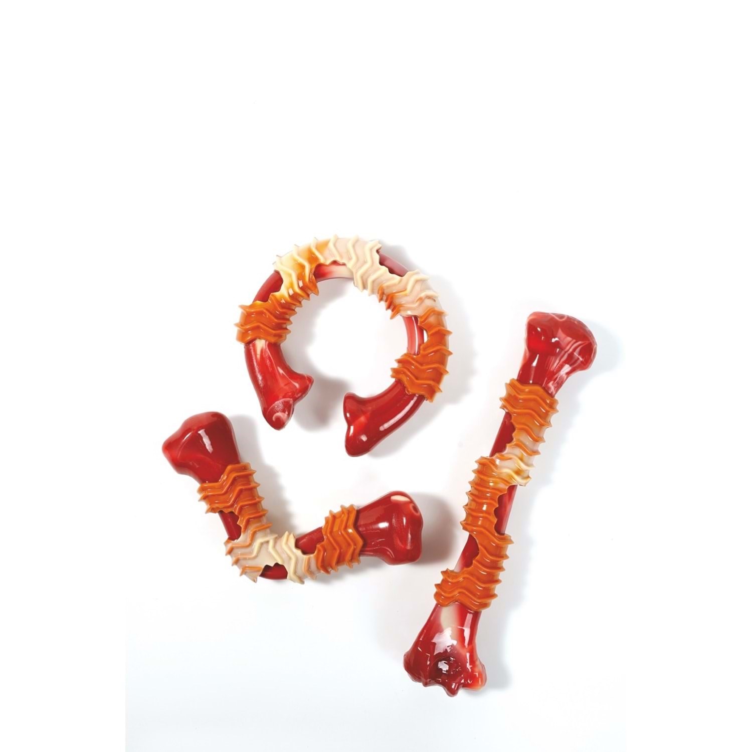M-Pets Carnıvore Dog Toy Rıng Bone Pastırma Aromalı