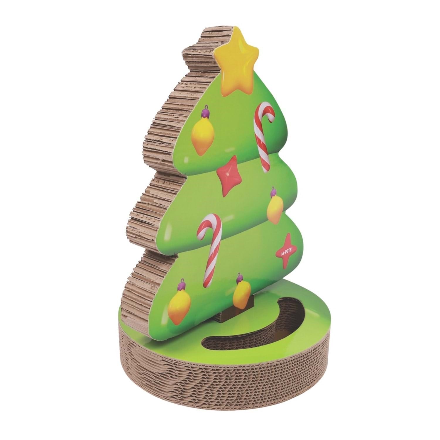 M-Pets Chrıstmas Kediler İçin Noel Ağacı Karton Tırmalama