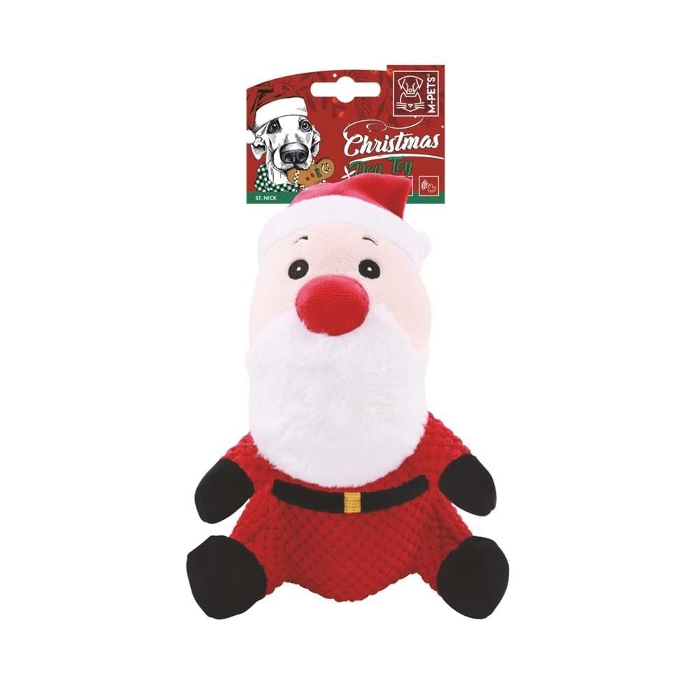 M-Pets Christmas Snack Attack St. Nick Köpek Oyuncağı