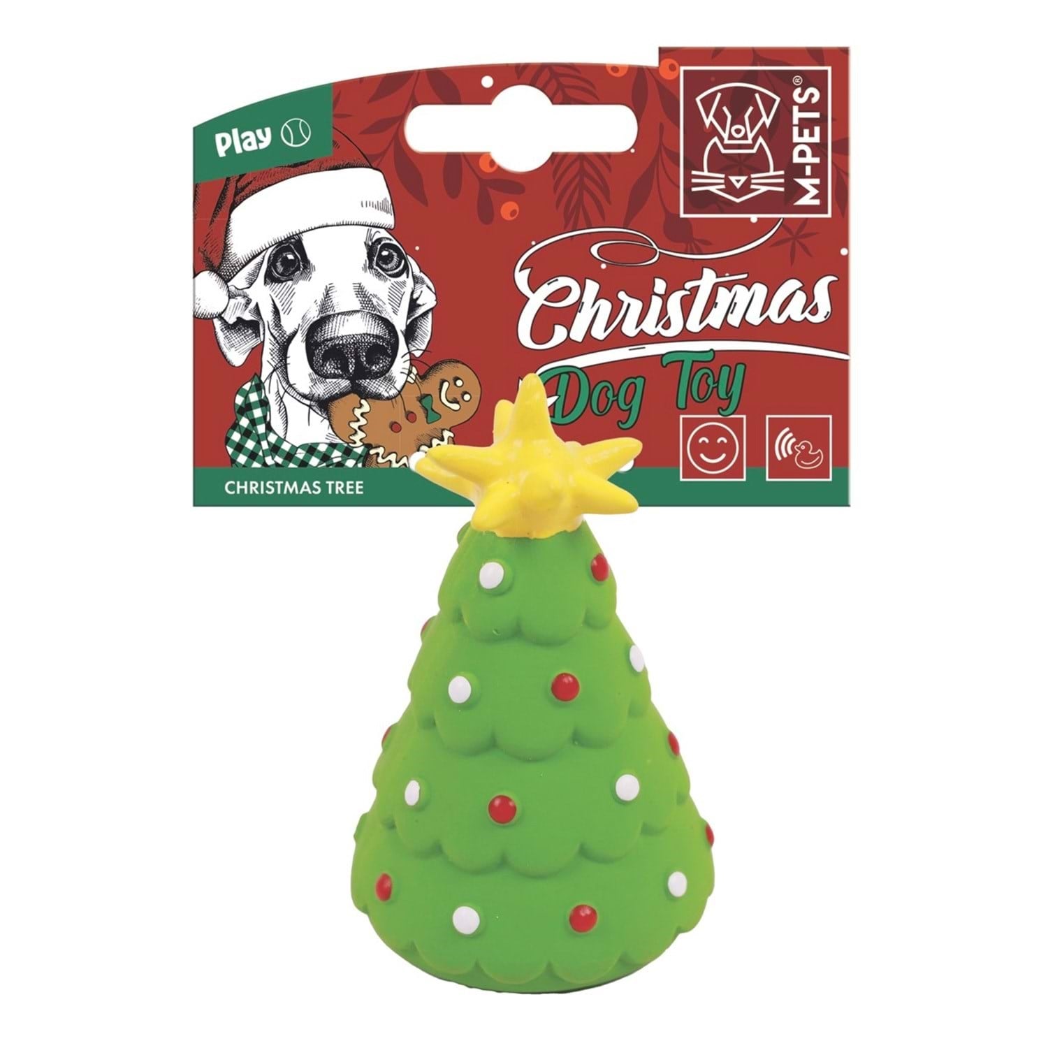 M-Pets Chrıstmas Tree Köpek Oyuncağı 10cm