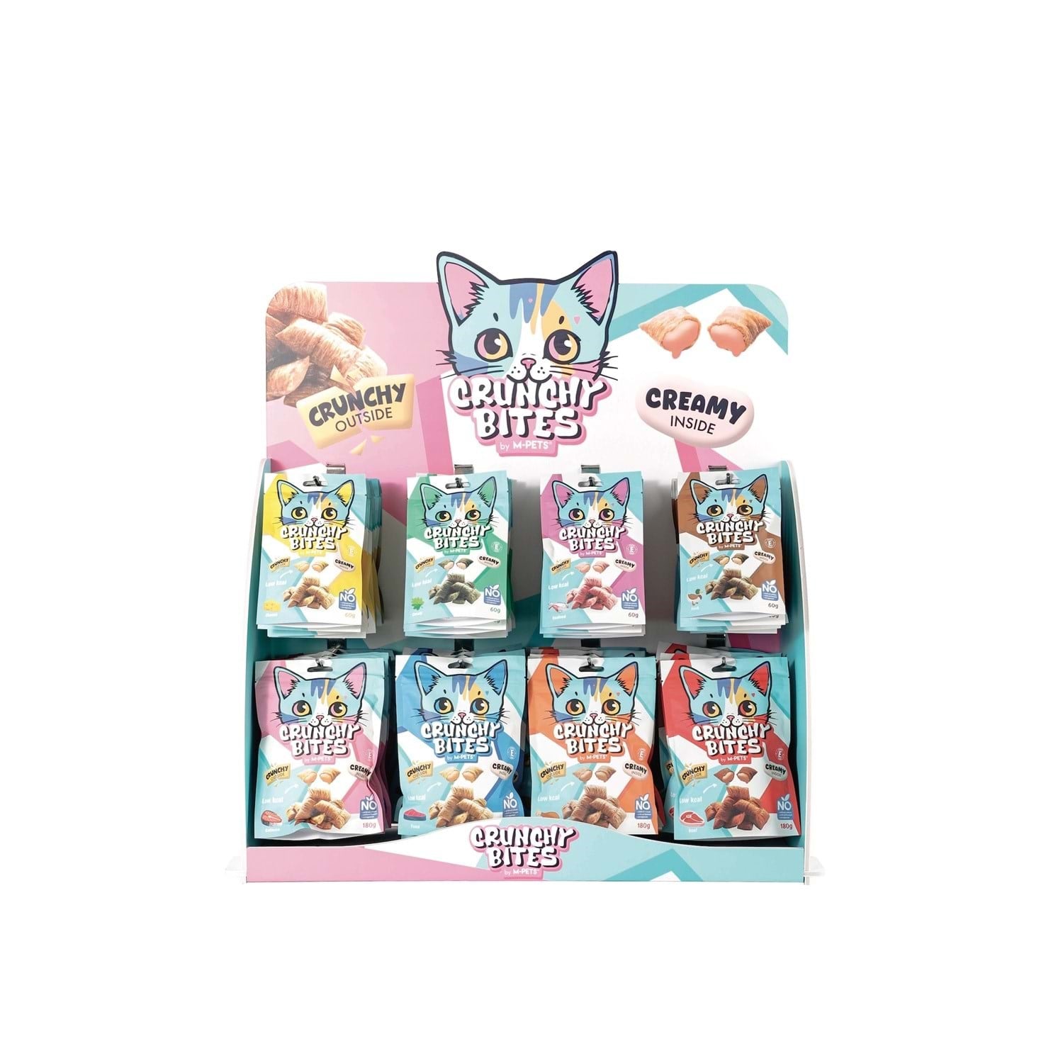 M-Pets Crunchy Bıtes Deniz Mahsüllü Kedi Ödülü 60gr