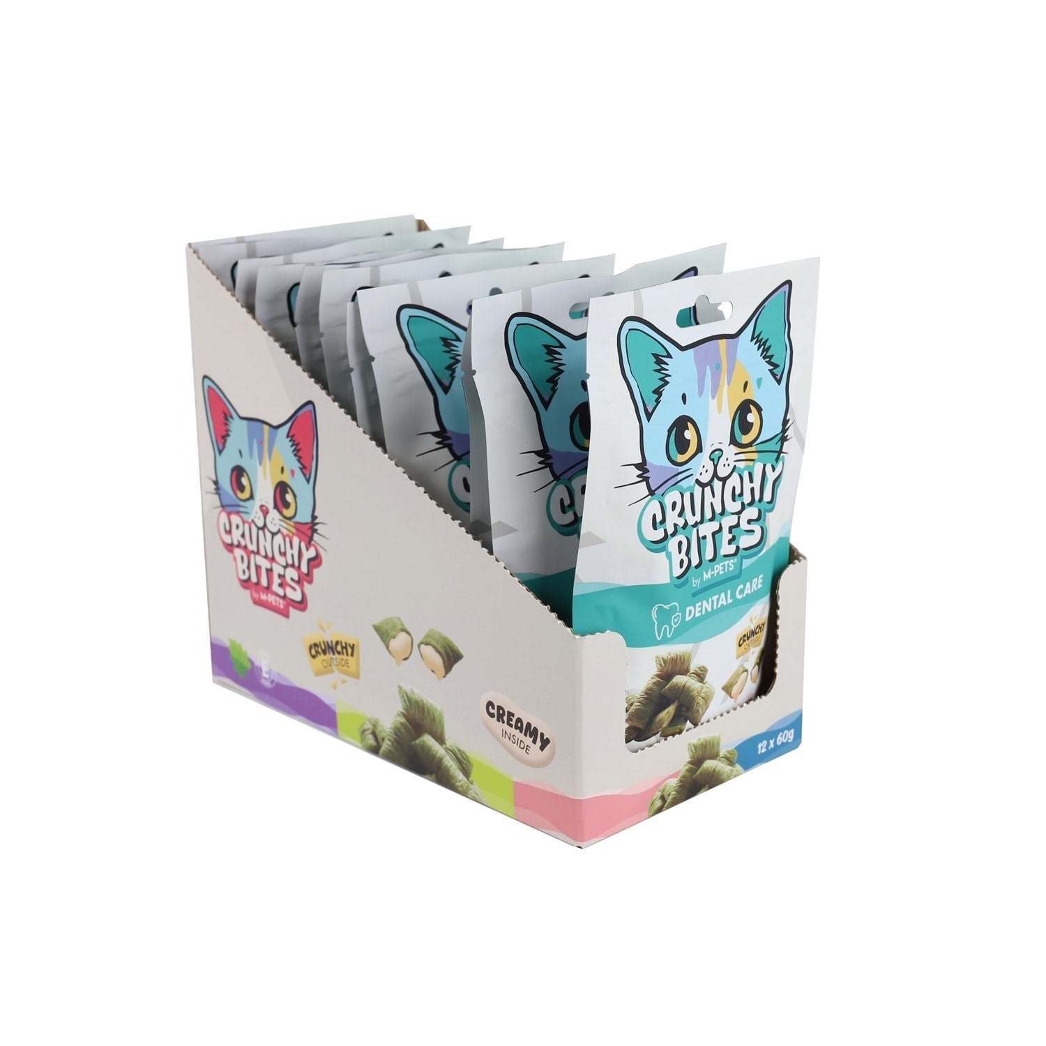M-Pets Crunchy Bıtes Dental Care Fonksiyonel Kedi Ödülü 60gr