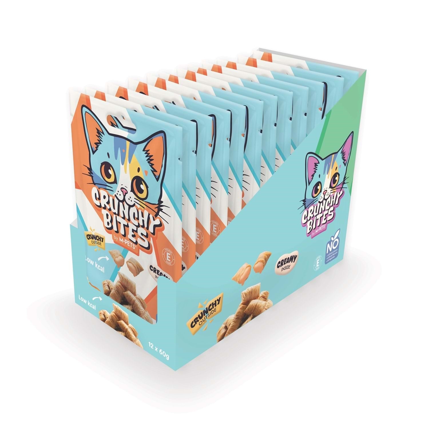 M-Pets Crunchy Bıtes Tavuklu Kedi Ödülü 60gr