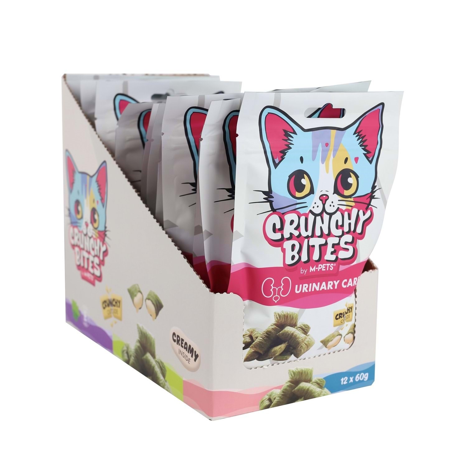 M-Pets Crunchy Bıtes Urınary Care Fonksiyonel Kedi Ödülü 60gr
