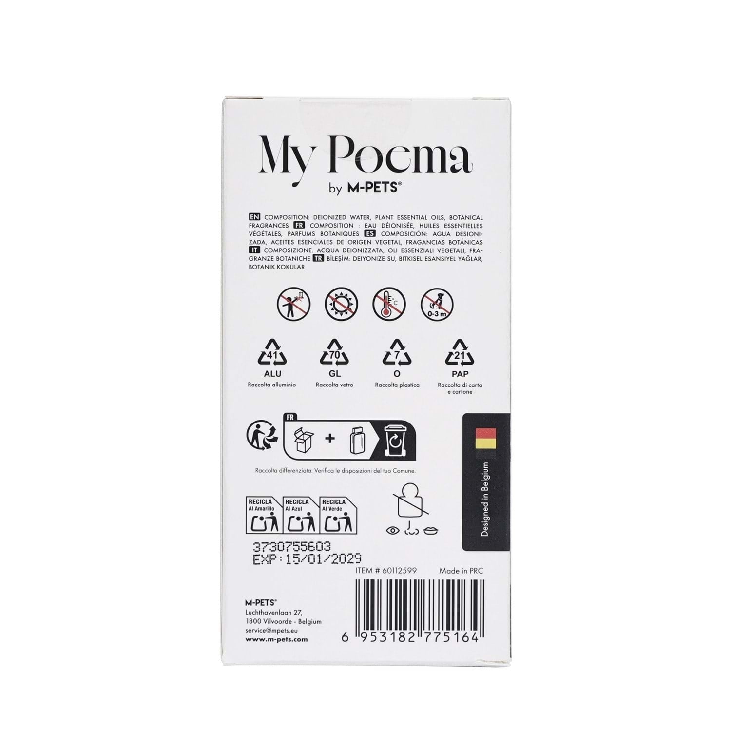 M-Pets My Poema White Tea Kedi Ve Köpek Parfümü 50ml