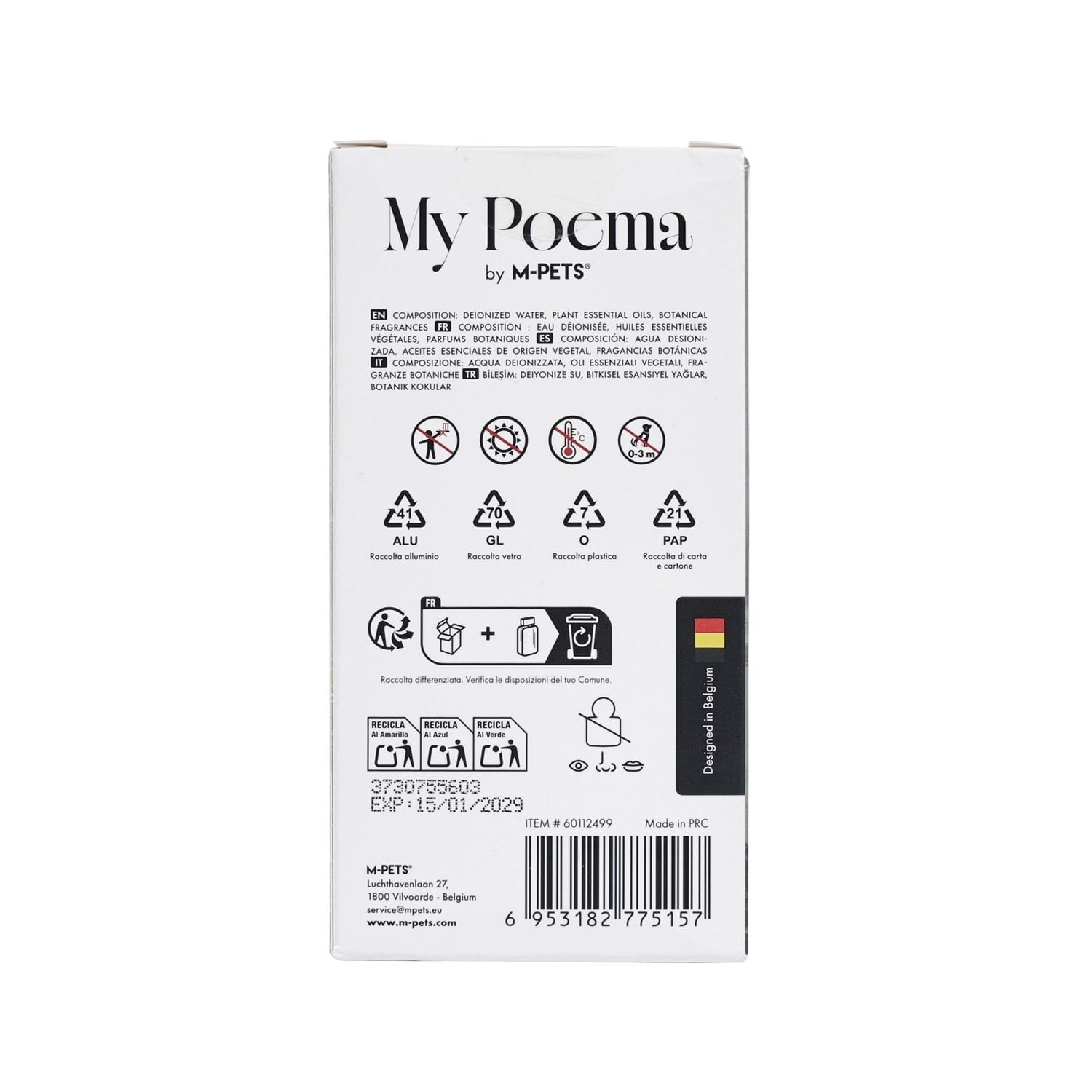 M-Pets My Poema Windbell Grass Kedi Ve Köpek Parfümü 50ml
