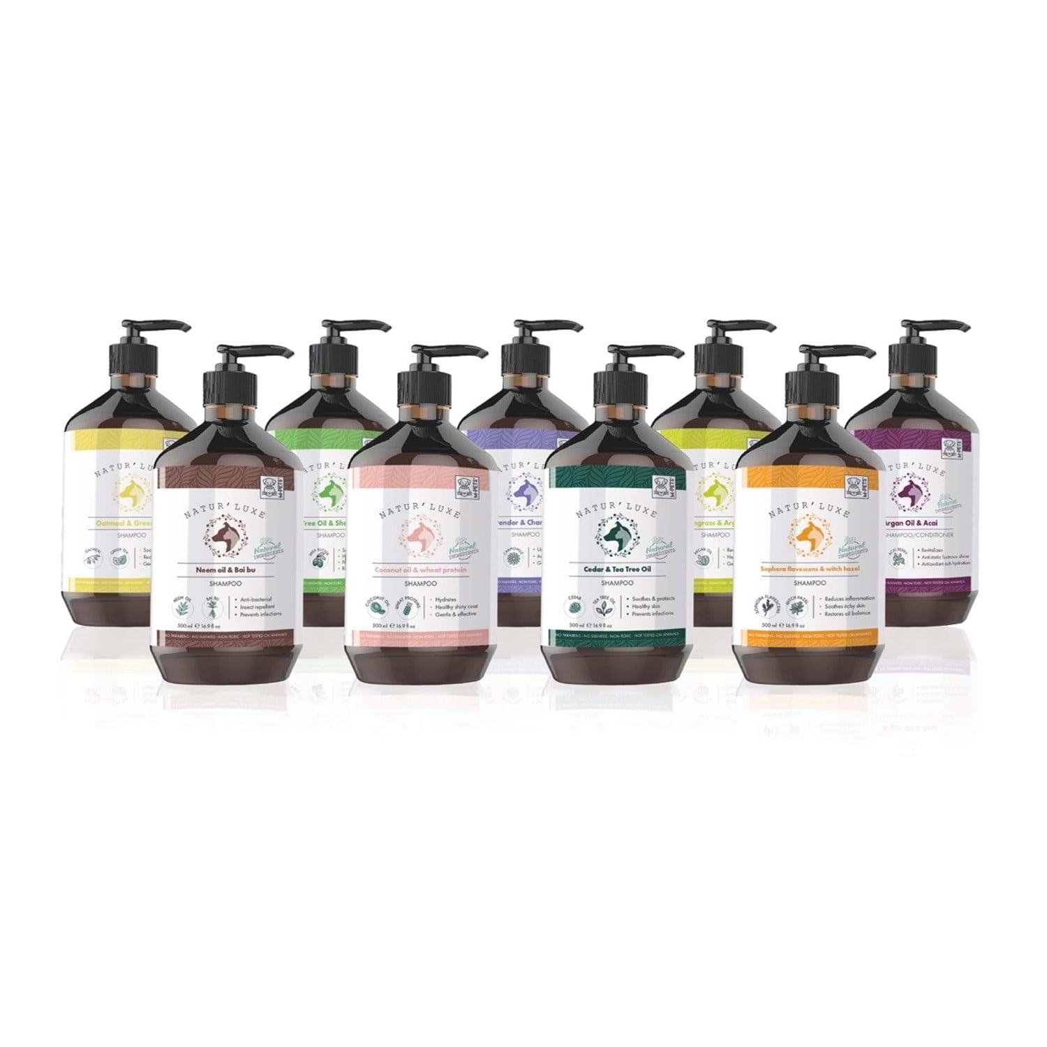 M-Pets Naturluxe Dog Shampoo Tea Tree & Shea Butter 500ml