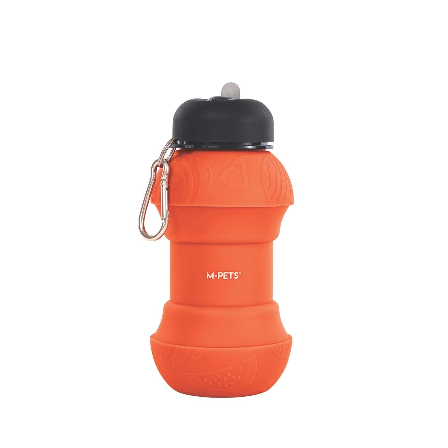 M-Pets On The Road Katlanabilen Seyahat Suluğu 200-550ml Orange