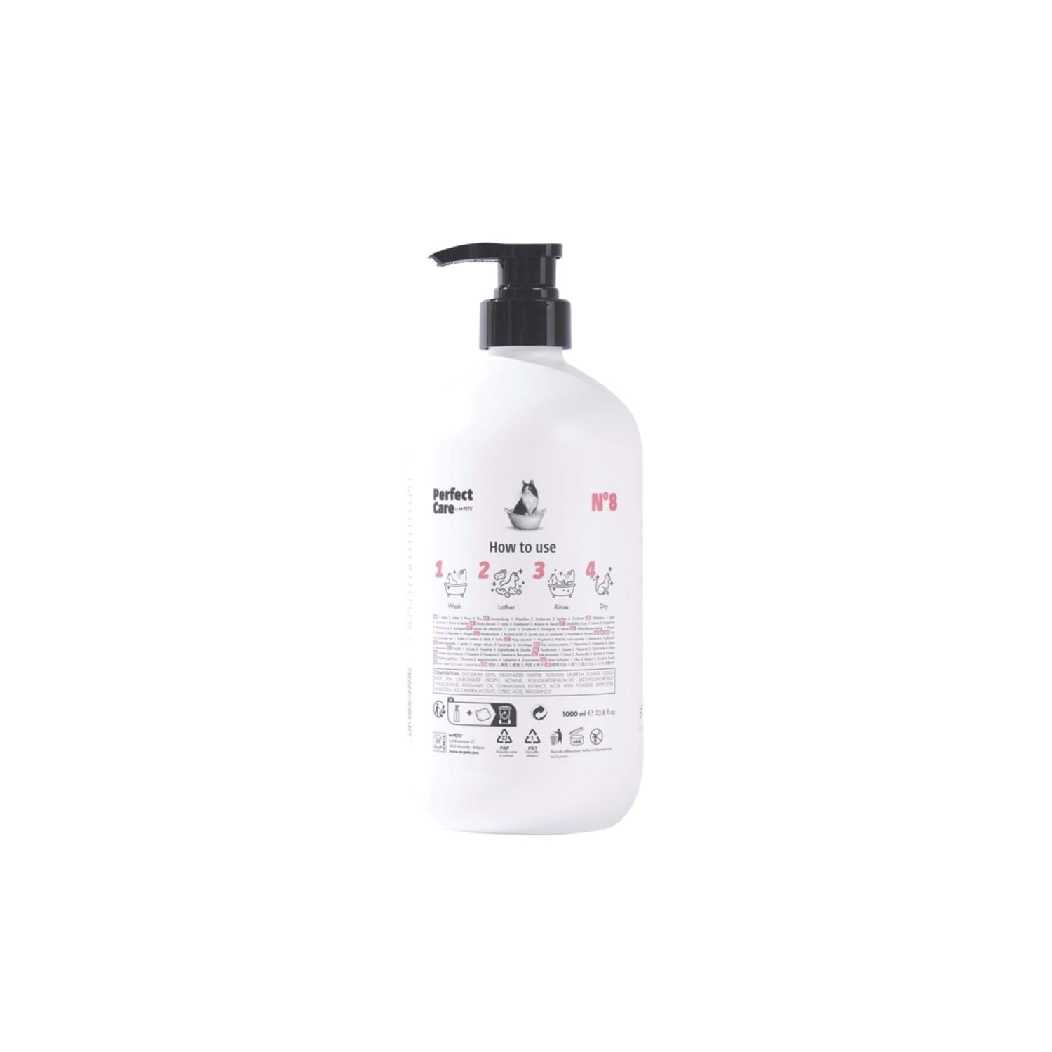 M-Pets Perfect Care No.8 Antibakteriyal Kedi Şampuanı 1L