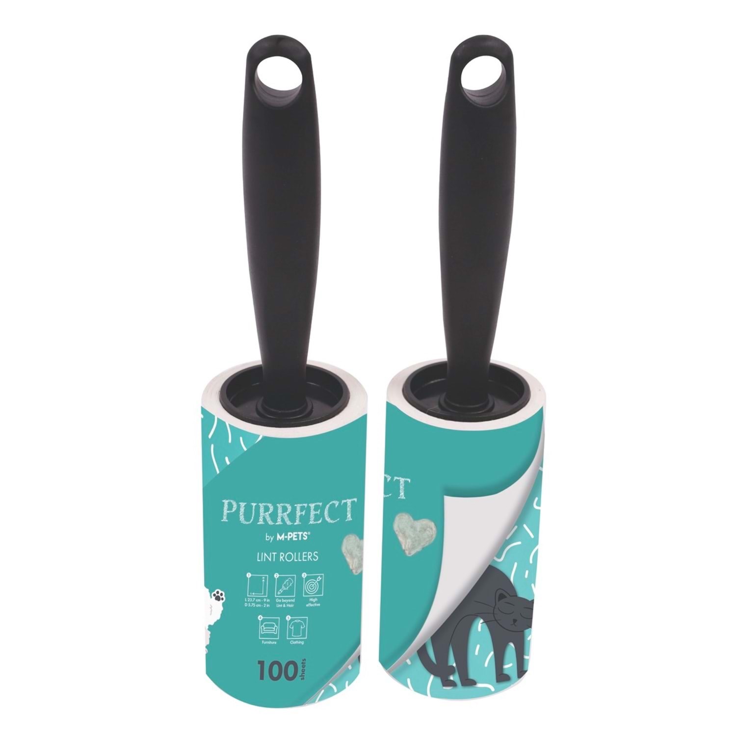 M-Pets Purrfect Tüy Toplama Rulosu 2x100 Yaprak Green