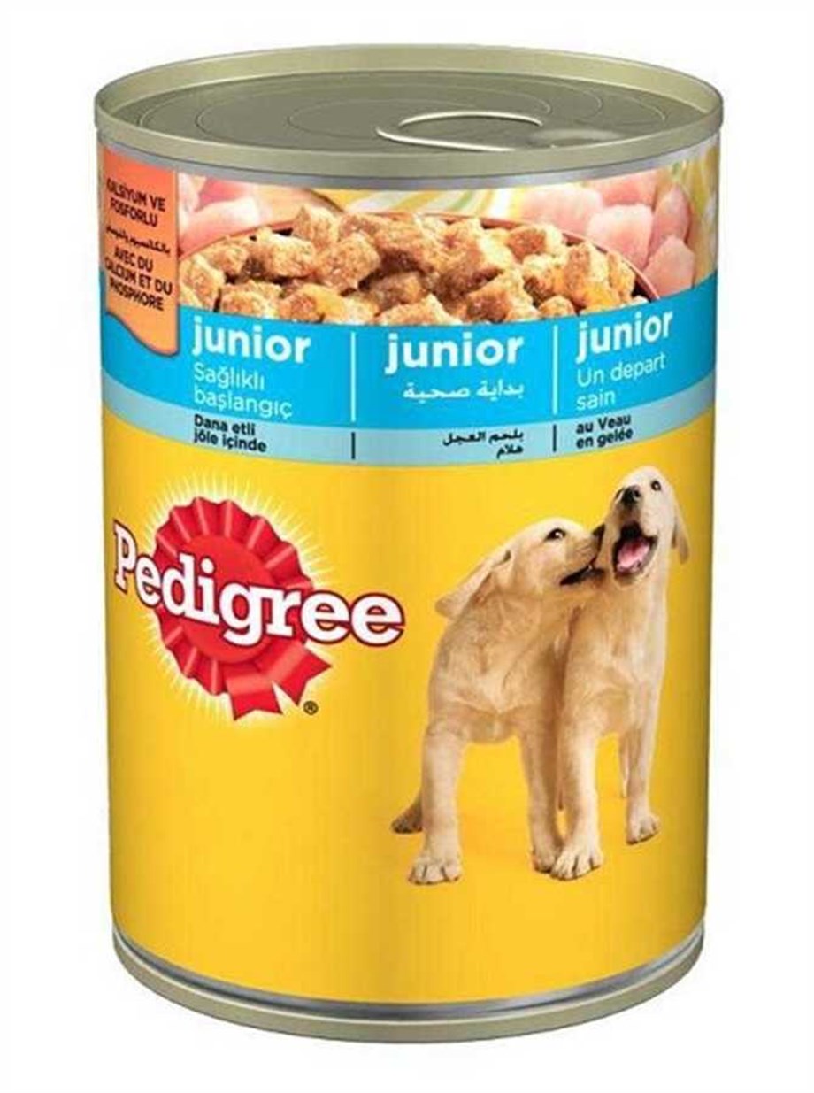 Pedigree Junior Dana Etli Yavru Konserve Köpek Maması 400 Gr