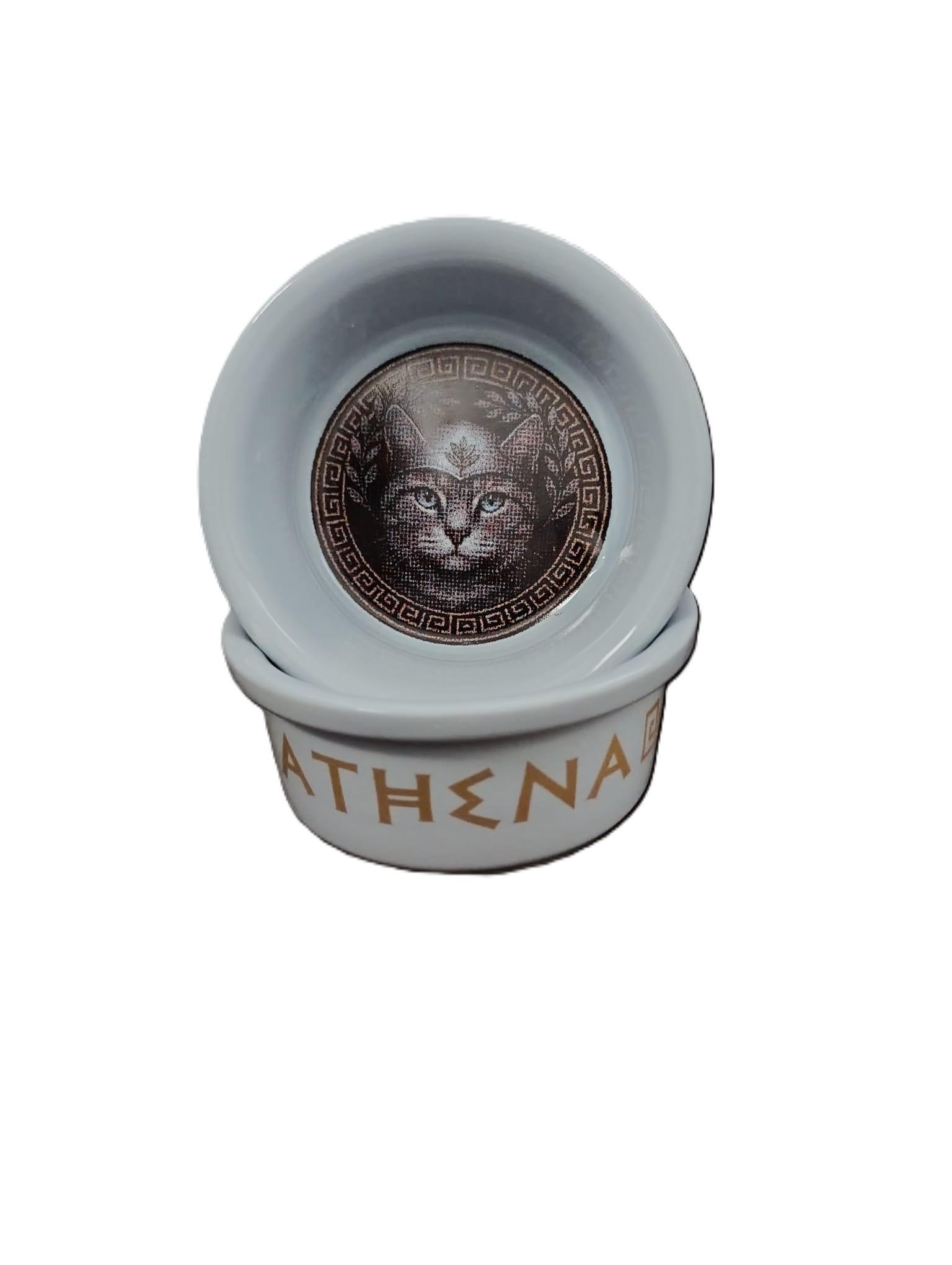 Raccoon Olimpos Serisi Athena Seramik Mama Ve Su Kabı 300ml