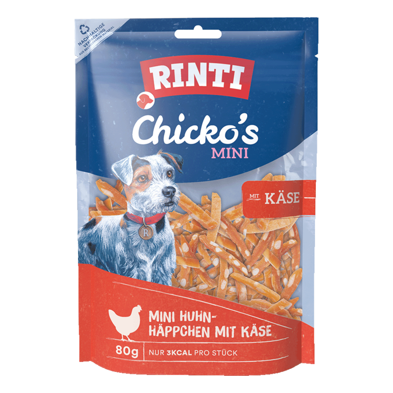 Rinti Chicko's Mini Tavuk Ve Peynirli Köpek Ödülü 80gr