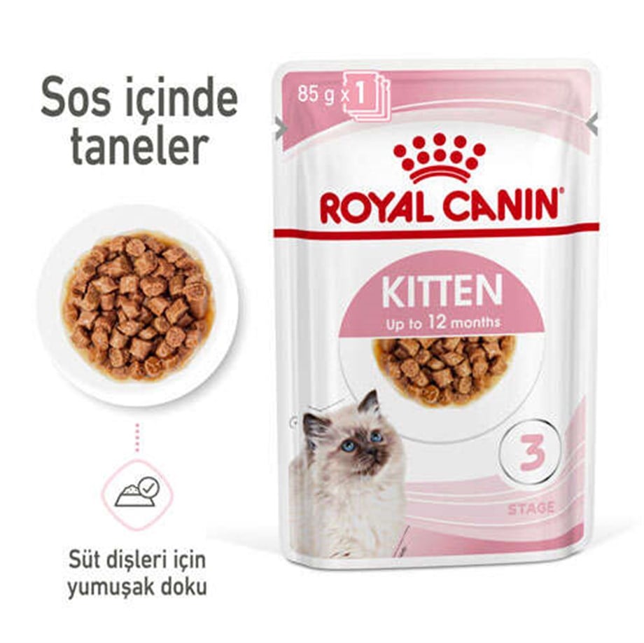 Royal Canin Kitten Instinctive Gravy Yavru Kedi Konservesi Pouch 85 gr