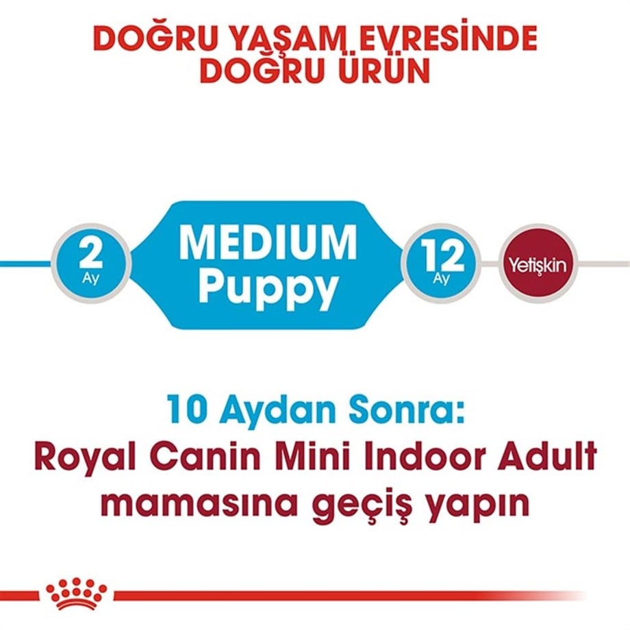 Royal Canin Puppy Medium Orta Irk Yavru Köpek Maması 4 Kg