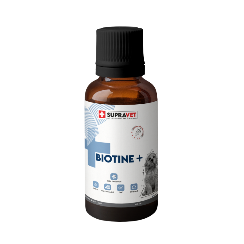 Supravet Biotine Köpekler için Tüy Sağlığı Multi Vitamin Damlası 100 ML