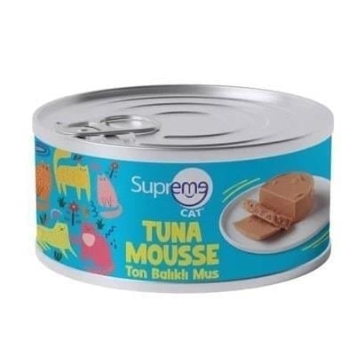 Supreme Cat Ton Balıklı Püre Yetişkin Konserve Kedi Maması 85gr