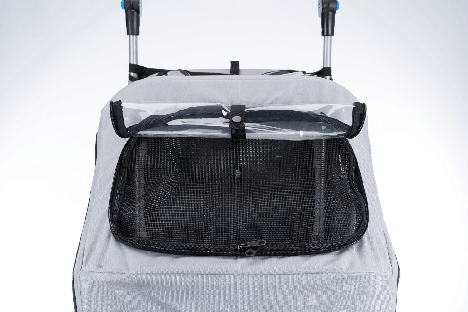 Trixie Bisiklet Römorku Köpekler İçin L Gri - 74 x 95 x 103 Cm - 143 Cm