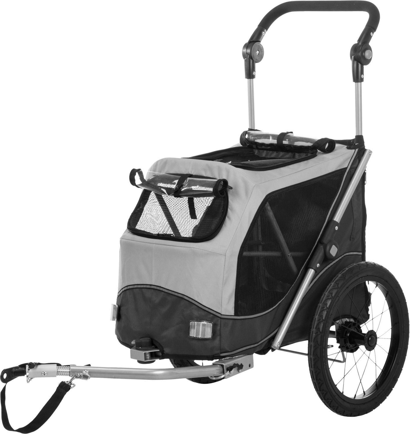 Trixie Bisiklet Römorku Köpekler İçin L Gri - 74 x 95 x 103 Cm - 143 Cm