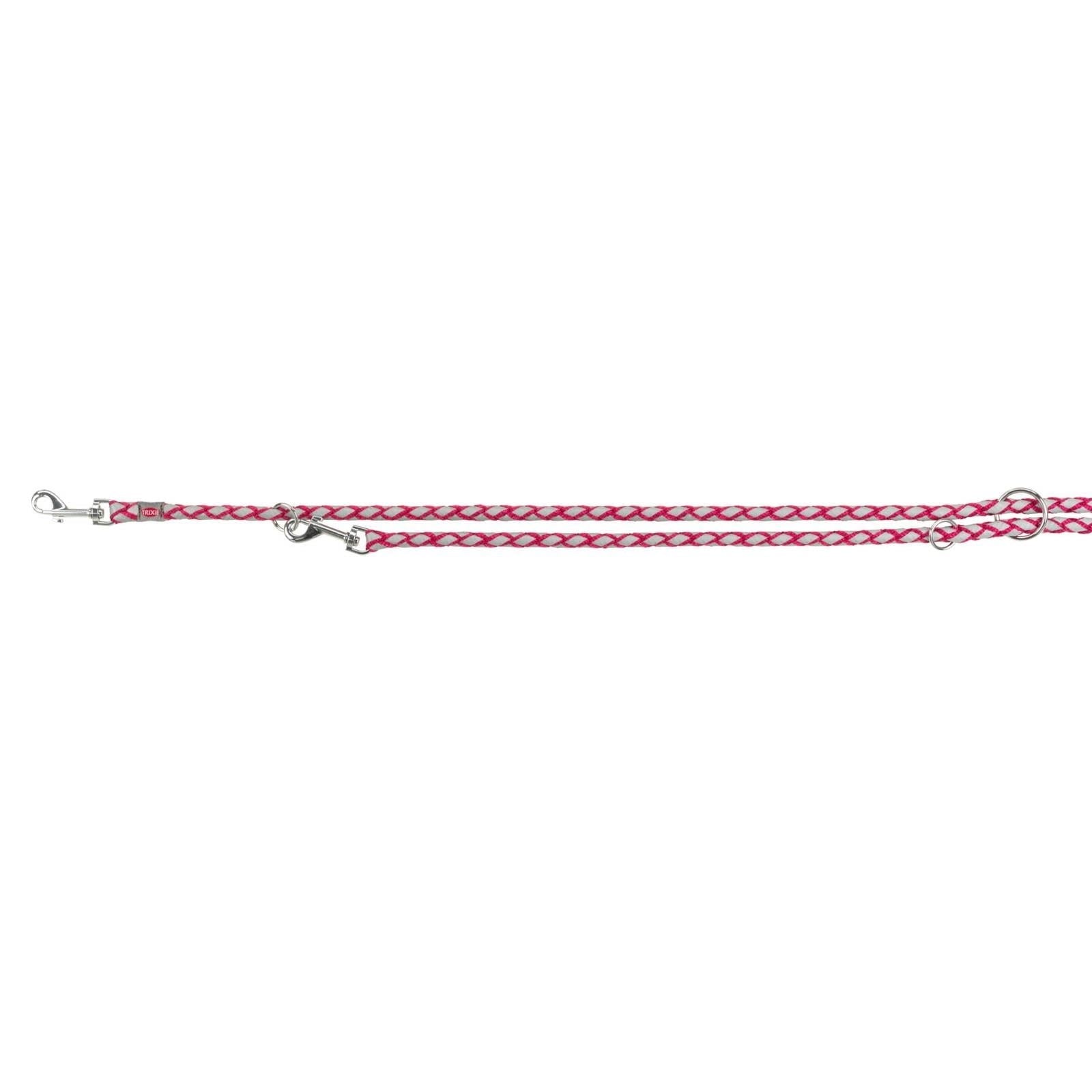 Trixie Cavo Reflektörlü Ayarlanabilir Köpek Gezdirme Kayışı L-XL : 2 Mt / 18 mm Fuşya