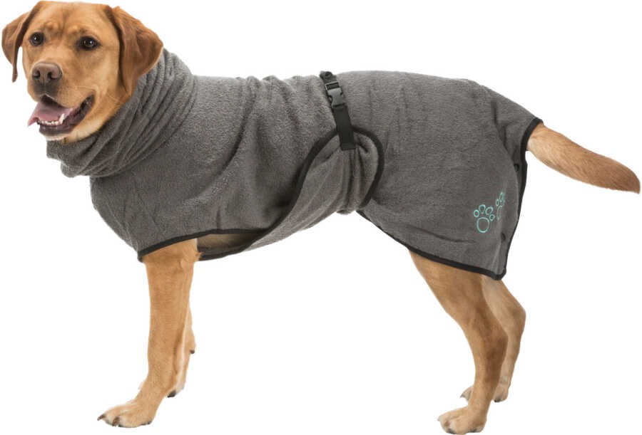 Trixie Köpek Havlu Bornoz Medium Gri